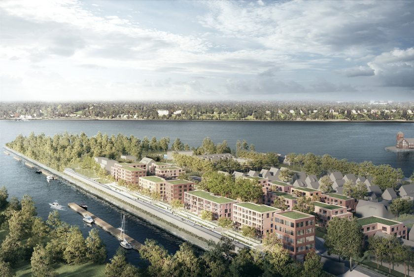 Steendiekkanal · Wohnungsbau Finkenwerder